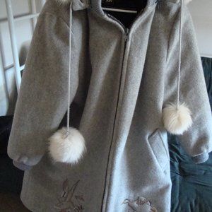 Embroider Winter Coat